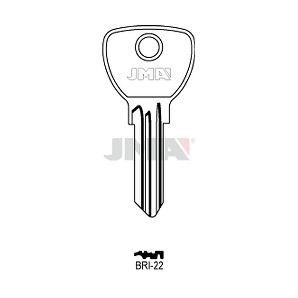 Clé plate acier BRI-22