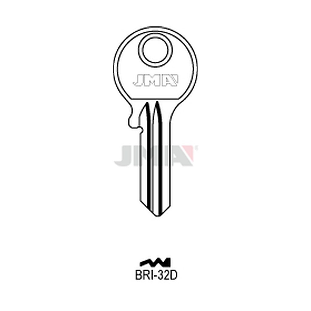 Clé plate acier BRI-32D