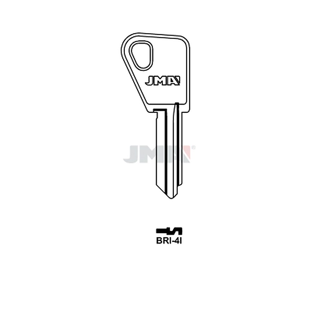 Clé plate acier BRI-4I