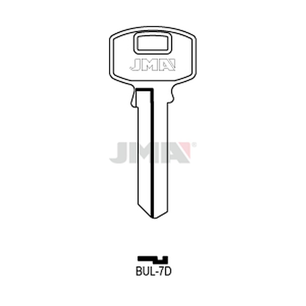 Clé plate acier BUL-7D