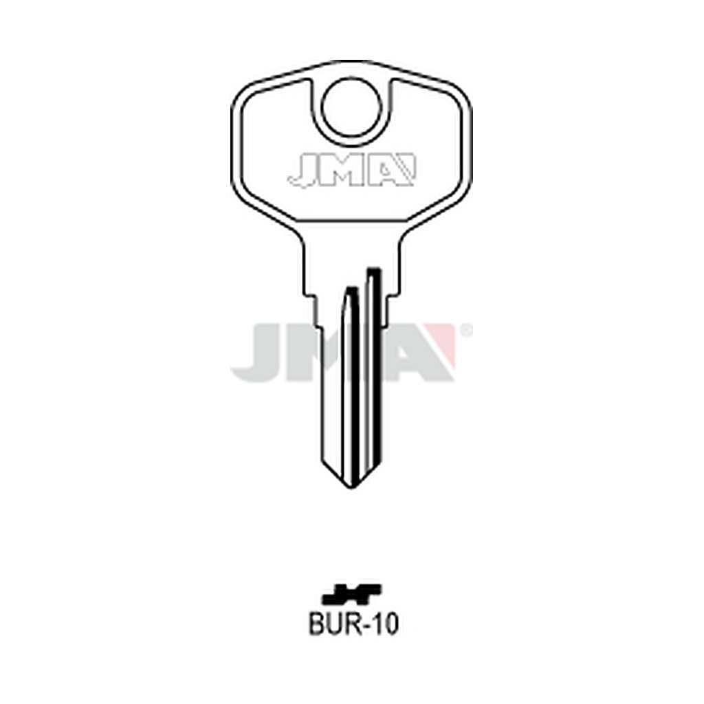 Clé plate acier BUR-10