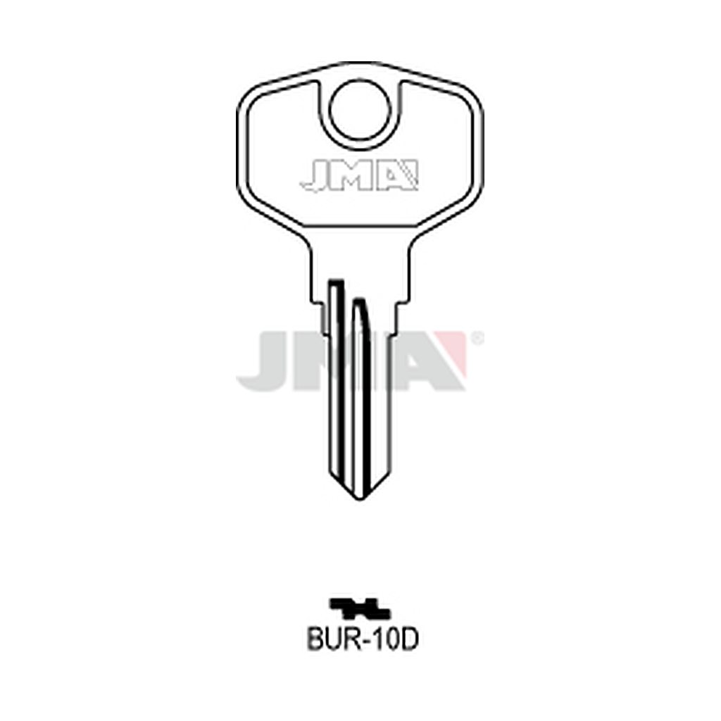 Clé plate acier BUR-10D