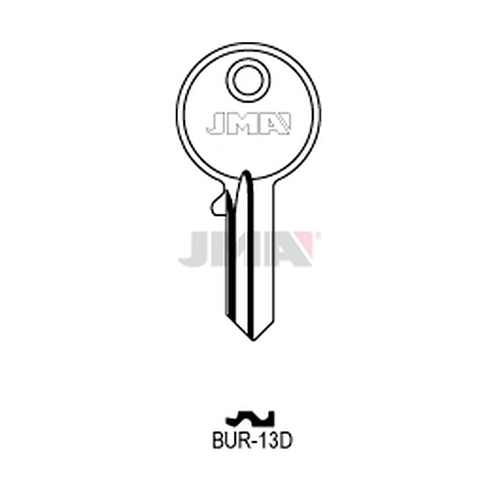 Clé plate acier BUR-13D