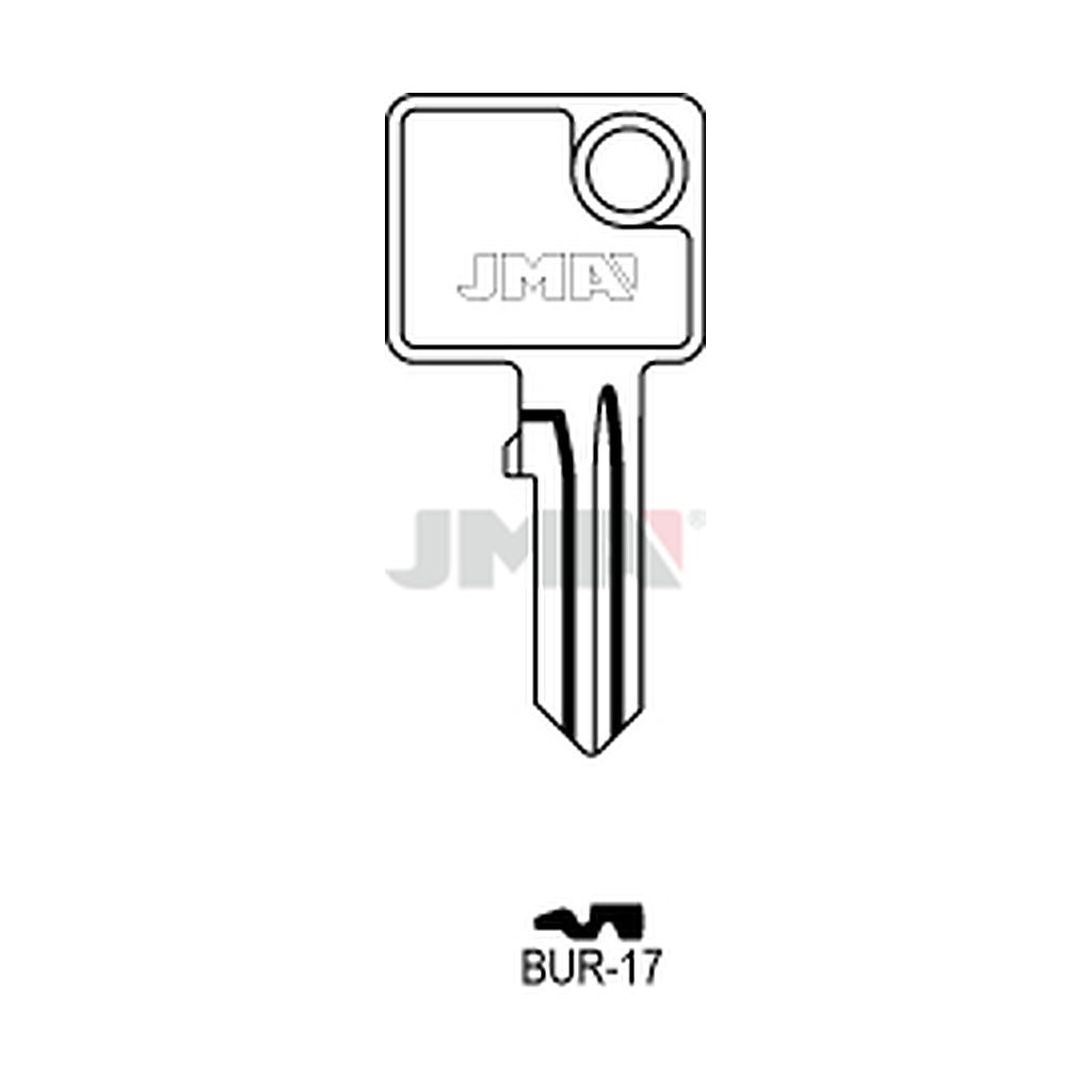 Clé plate acier BUR-17