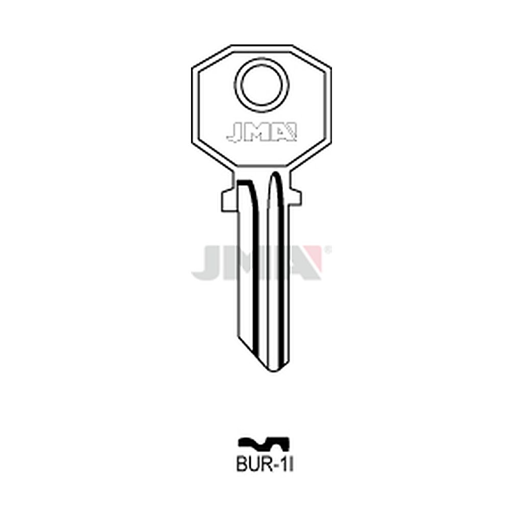 Clé plate acier BUR-1I