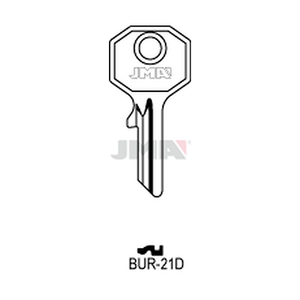 Clé plate acier BUR-21D