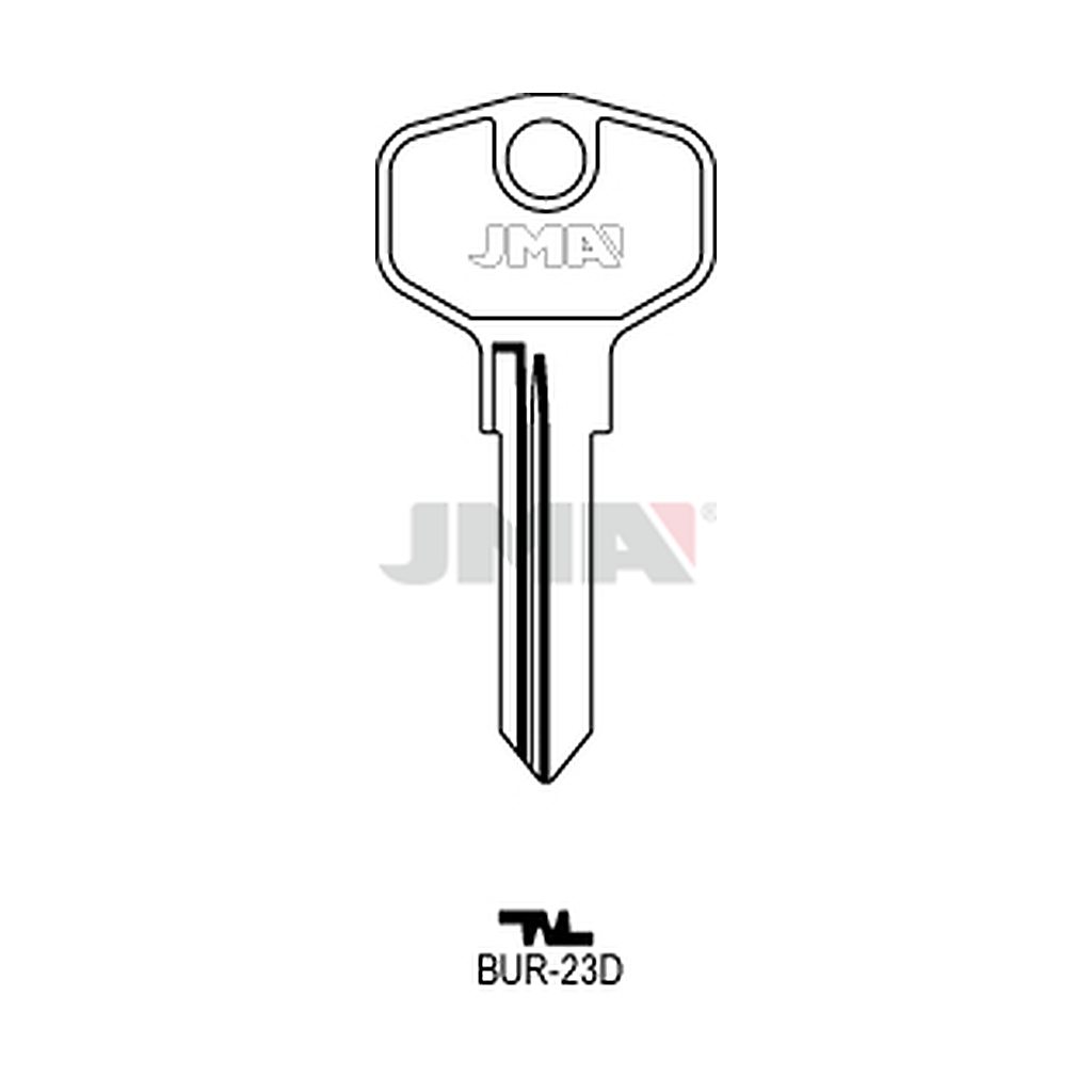 Clé plate acier BUR-23D