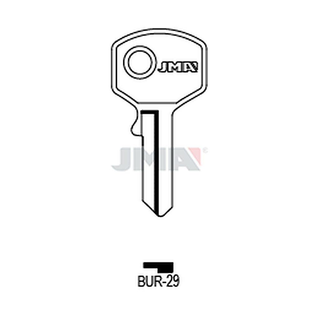 Clé plate acier BUR-29