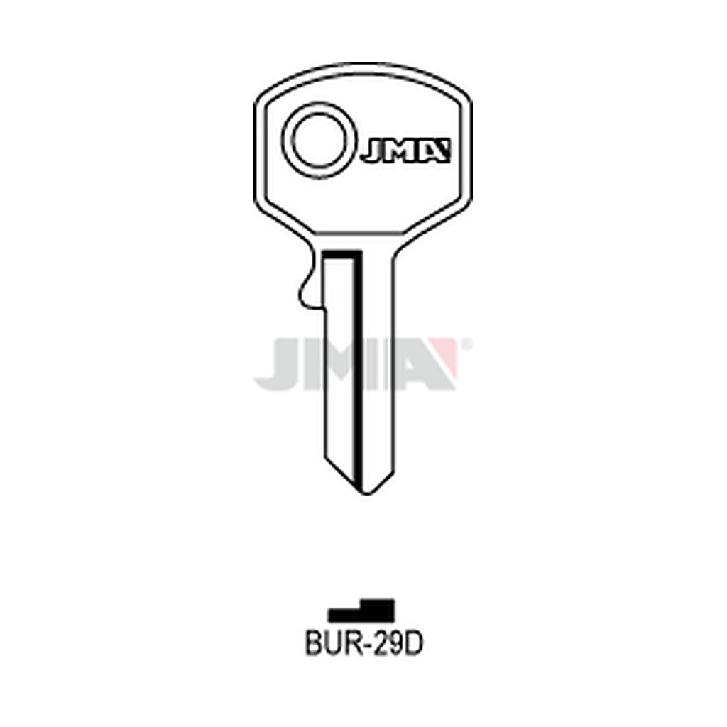 Clé plate acier BUR-29D
