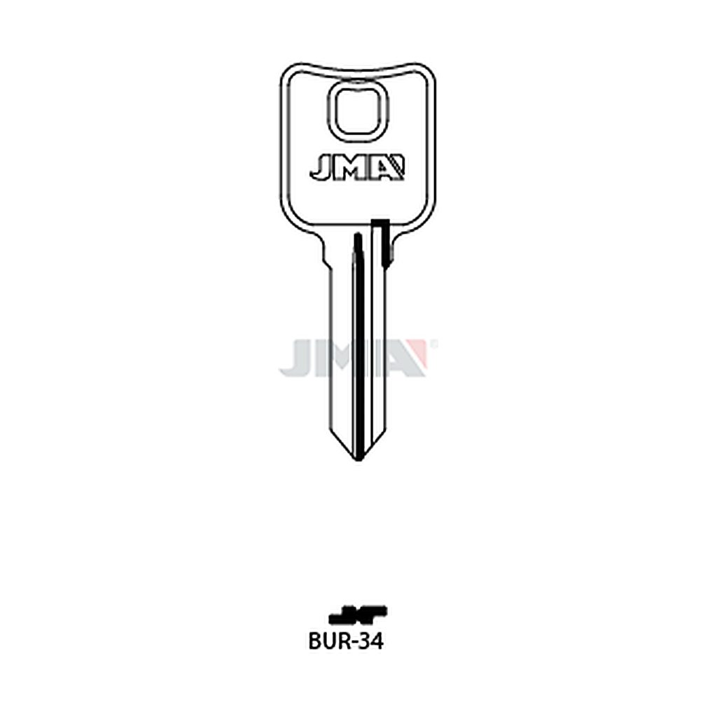 Clé plate acier BUR-34