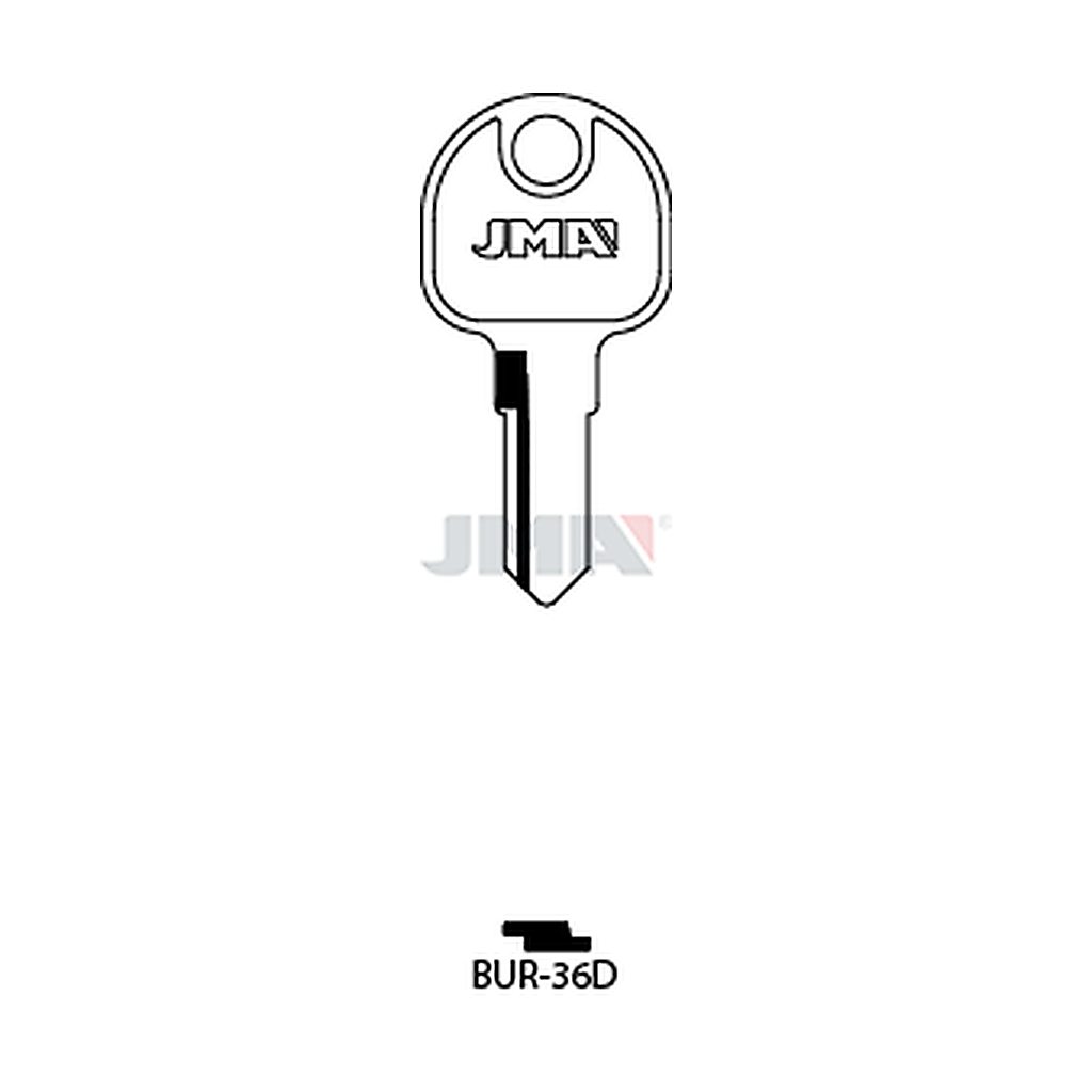 Clé plate acier BUR-36D