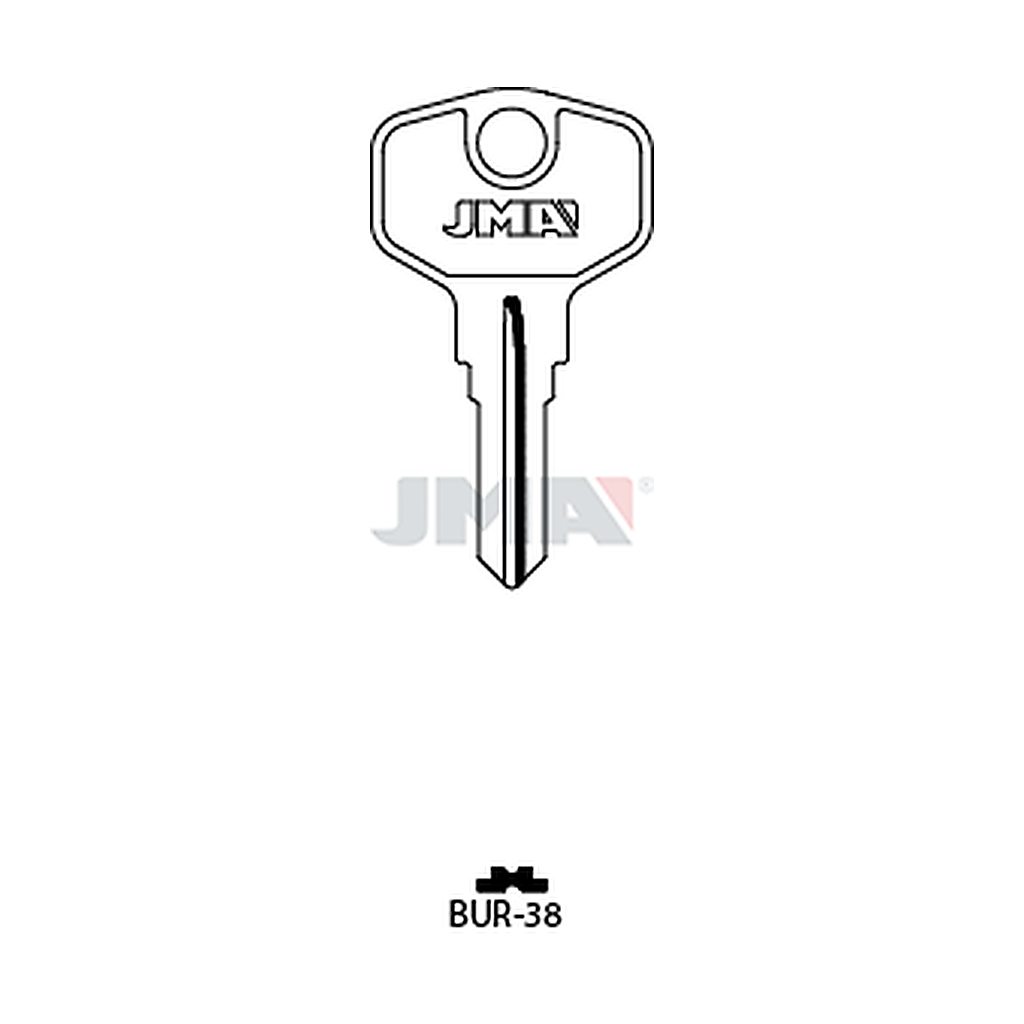 Clé plate acier BUR-38