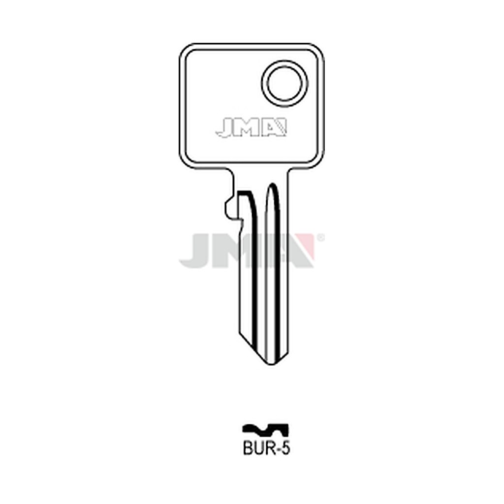 Clé plate acier BUR-5