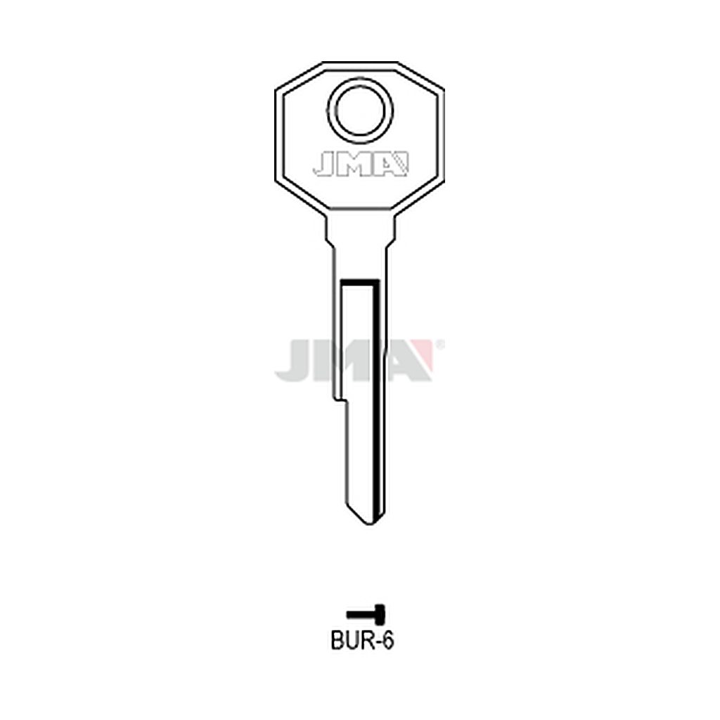 Clé plate acier BUR-6