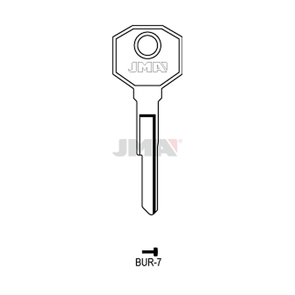 Clé plate acier BUR-7