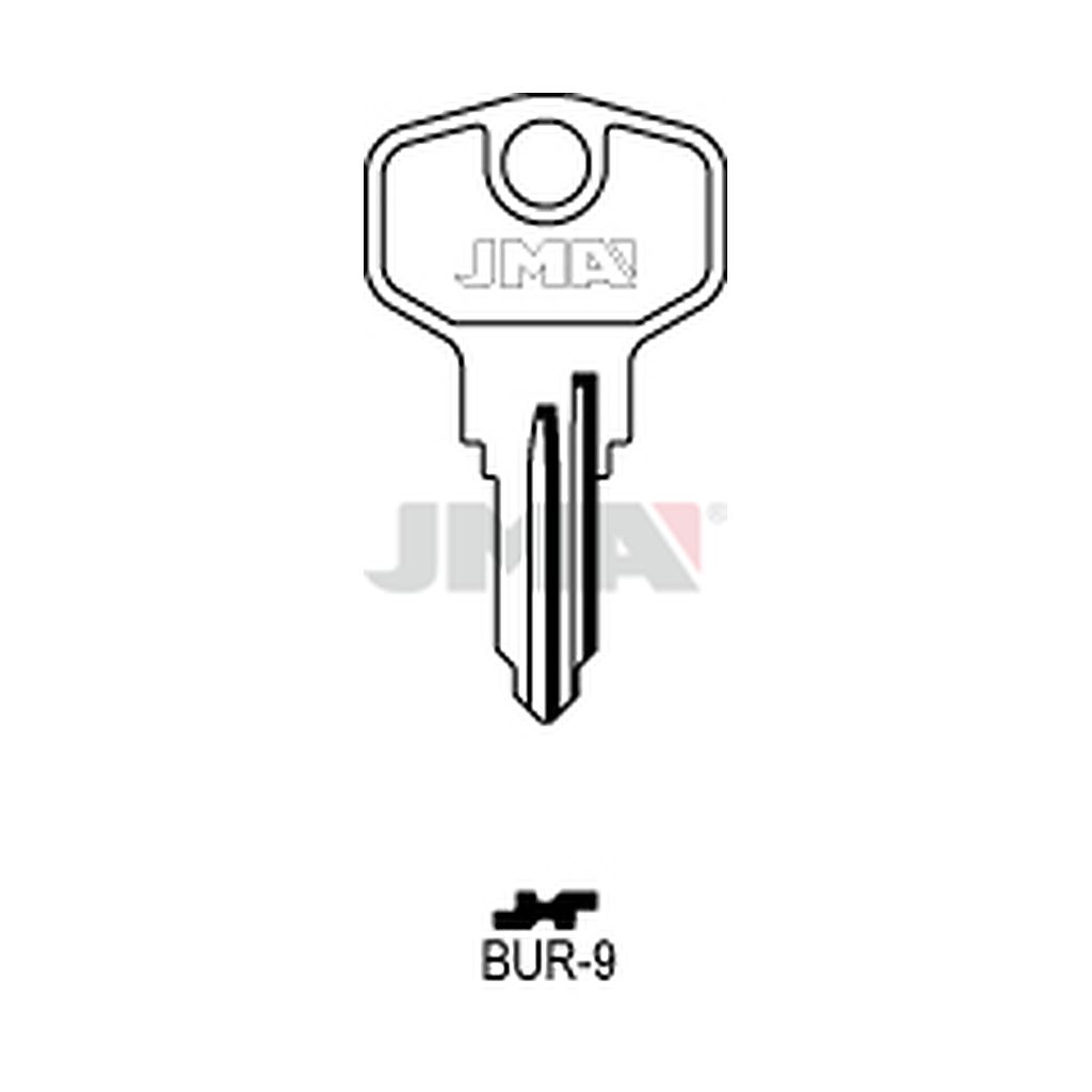 Clé plate acier BUR-9