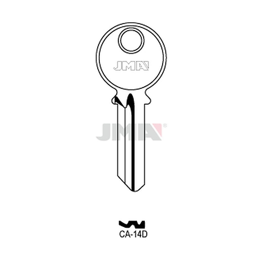 Clé plate acier CA-14D