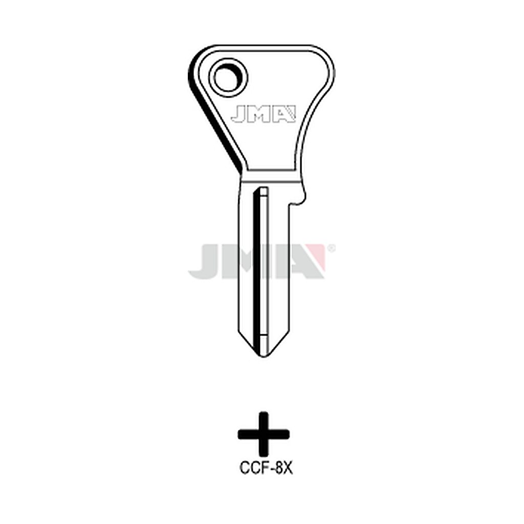 Clé cruciforme CCF-8X