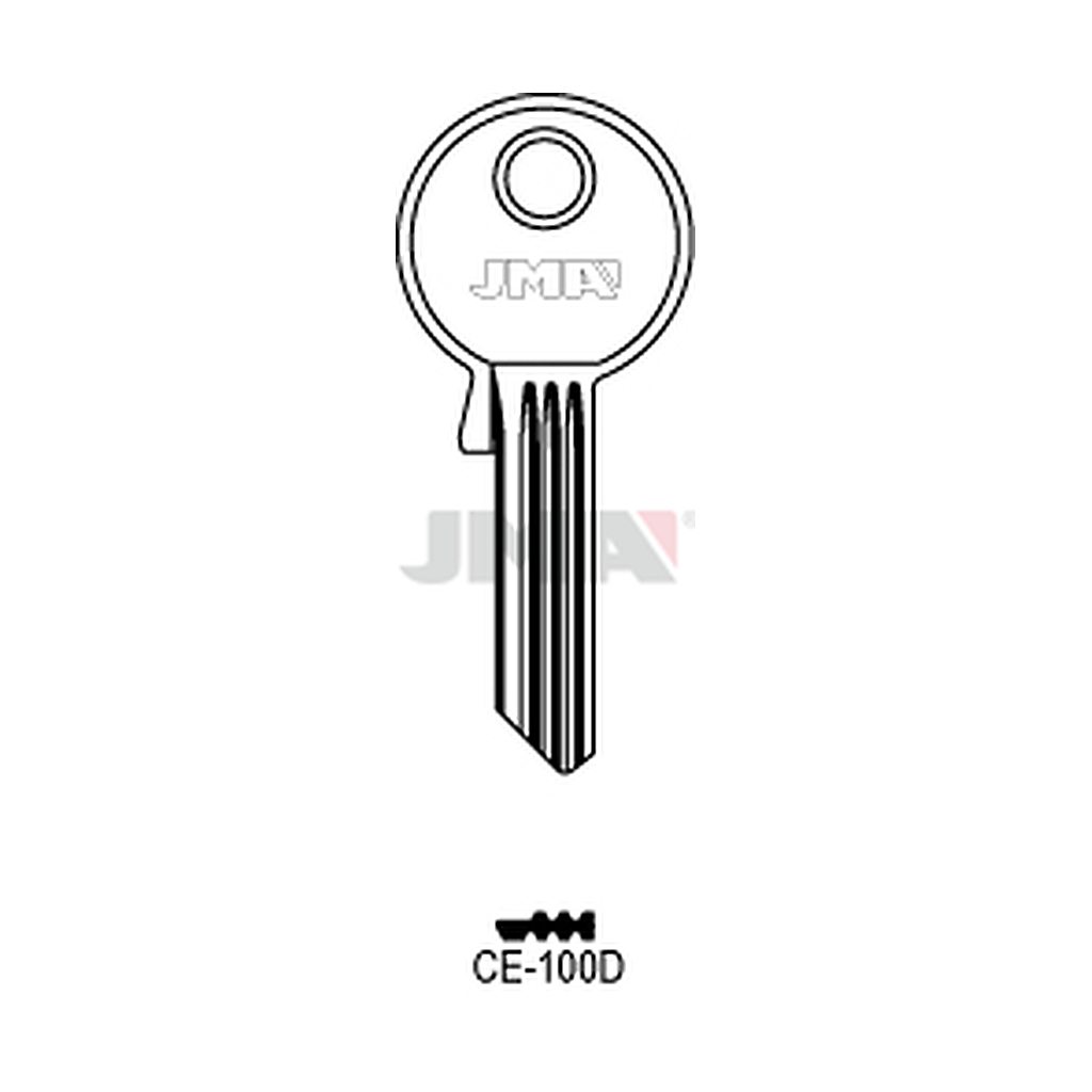 Clé plate ps acier CE-100D
