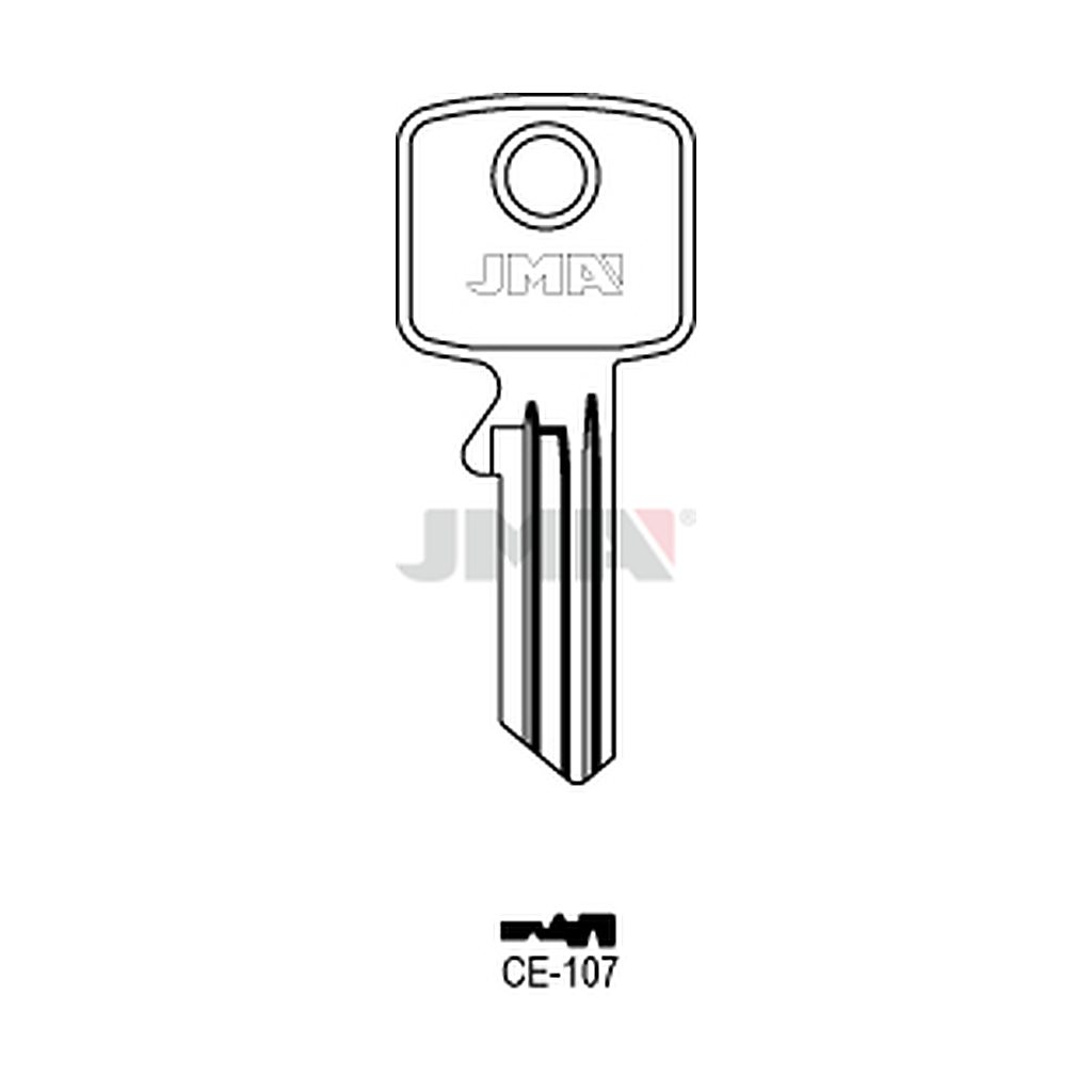 Clé plate ps acier CE-107