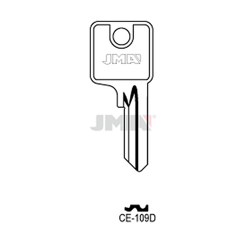 Clé plate ps acier CE-109D
