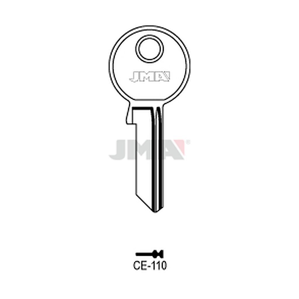 Clé plate ps acier CE-110