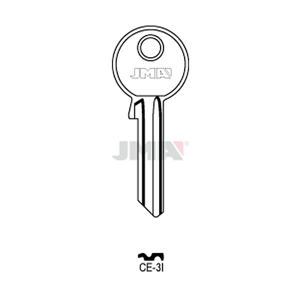 Clé plate acier CE-3I