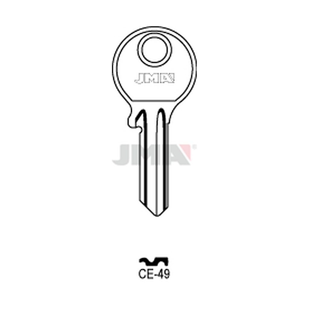 Clé plate acier CE-49