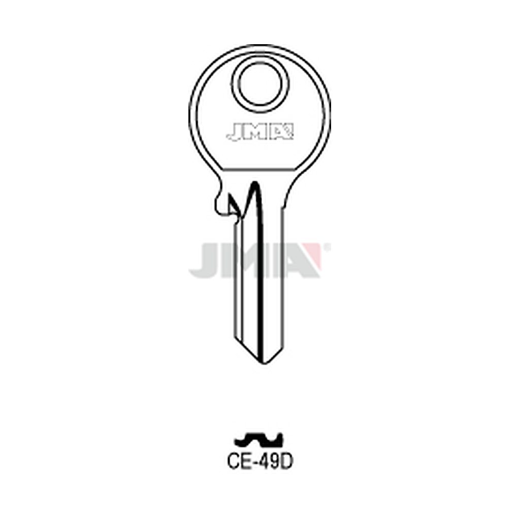 Clé plate acier CE-49D
