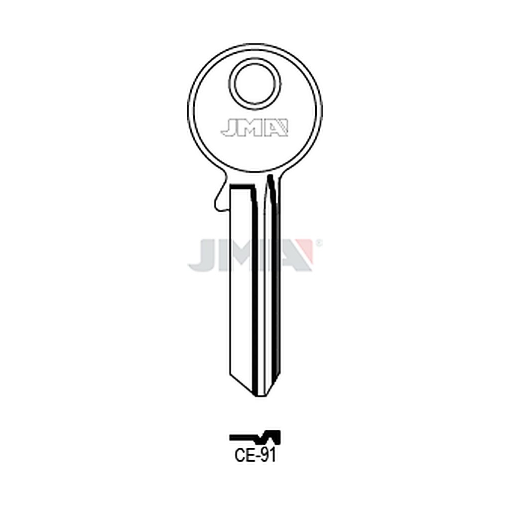 Clé plate acier CE-91