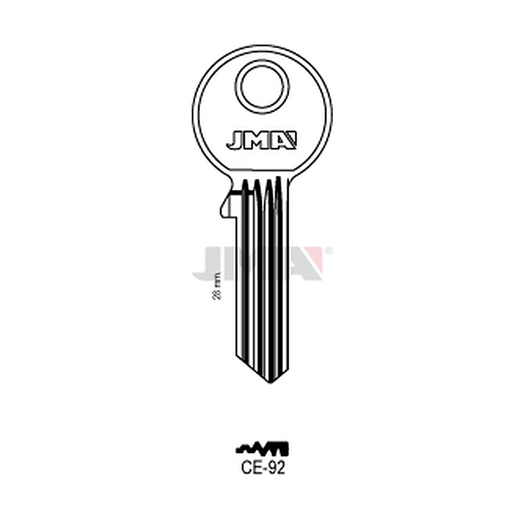 Clé plate ps acier CE-92