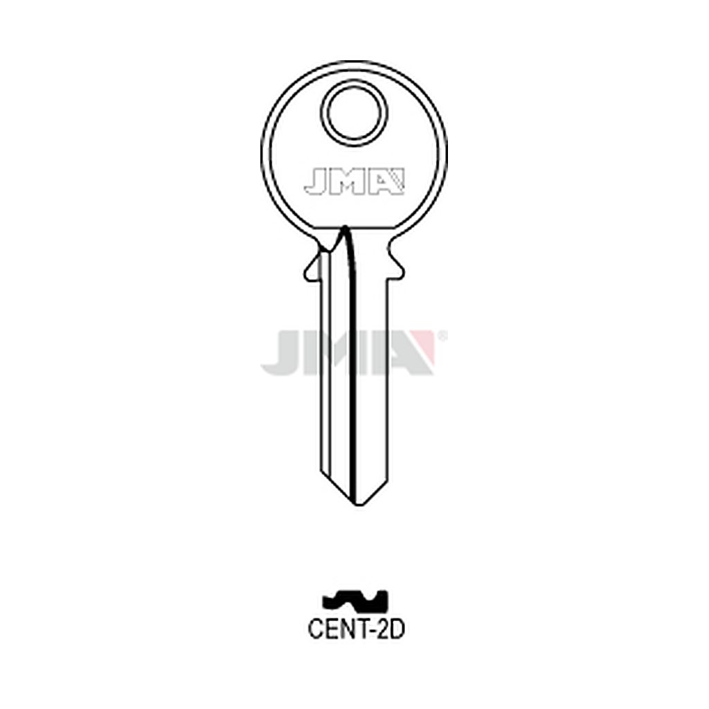 Clé plate acier CENT-2D