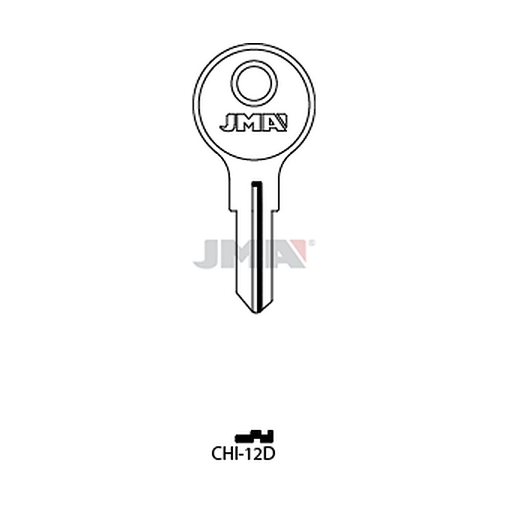 Clé plate acier CHI-12D