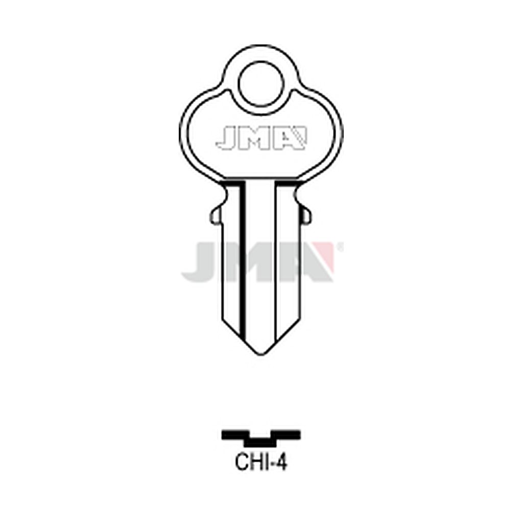 Clé plate acier CHI-4