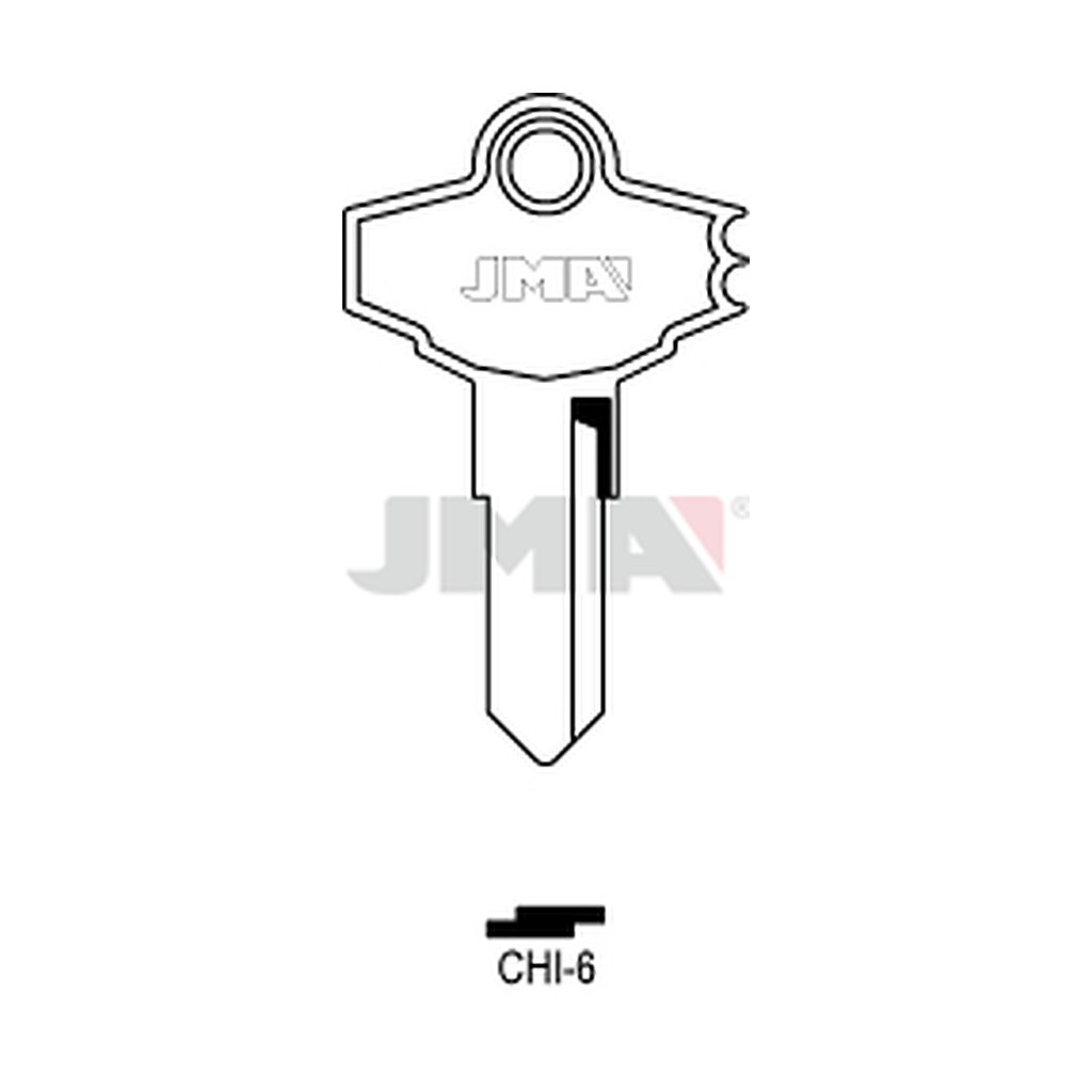 Clé plate laiton CHI-6