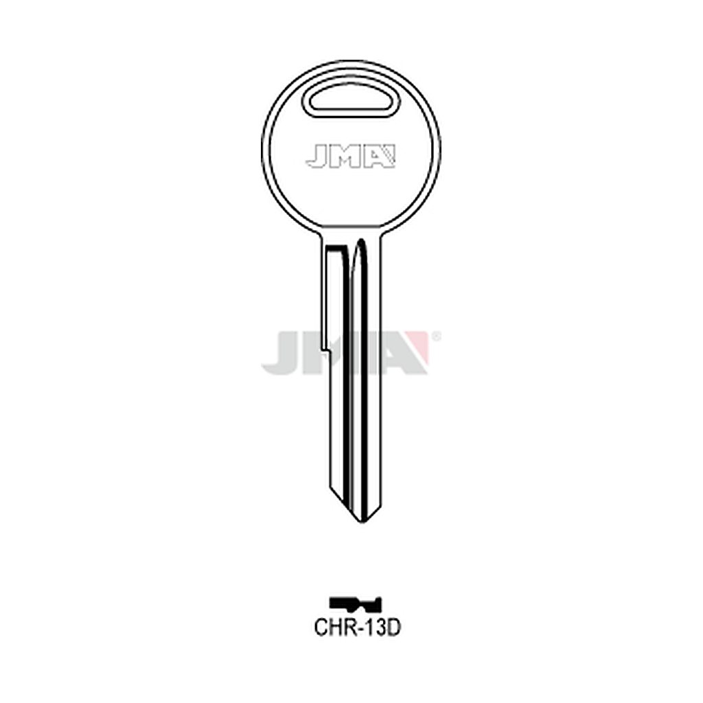 Clé plate acier CHR-13D