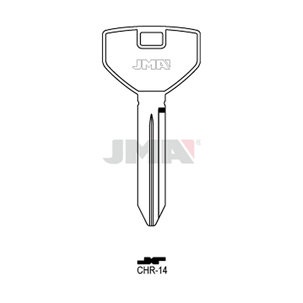 Clé plate acier CHR-14