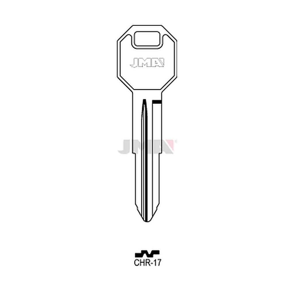 Clé plate acier CHR-17