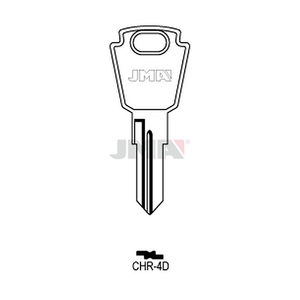 Clé plate acier CHR-4D