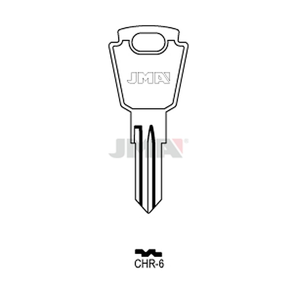 Clé plate acier CHR-6