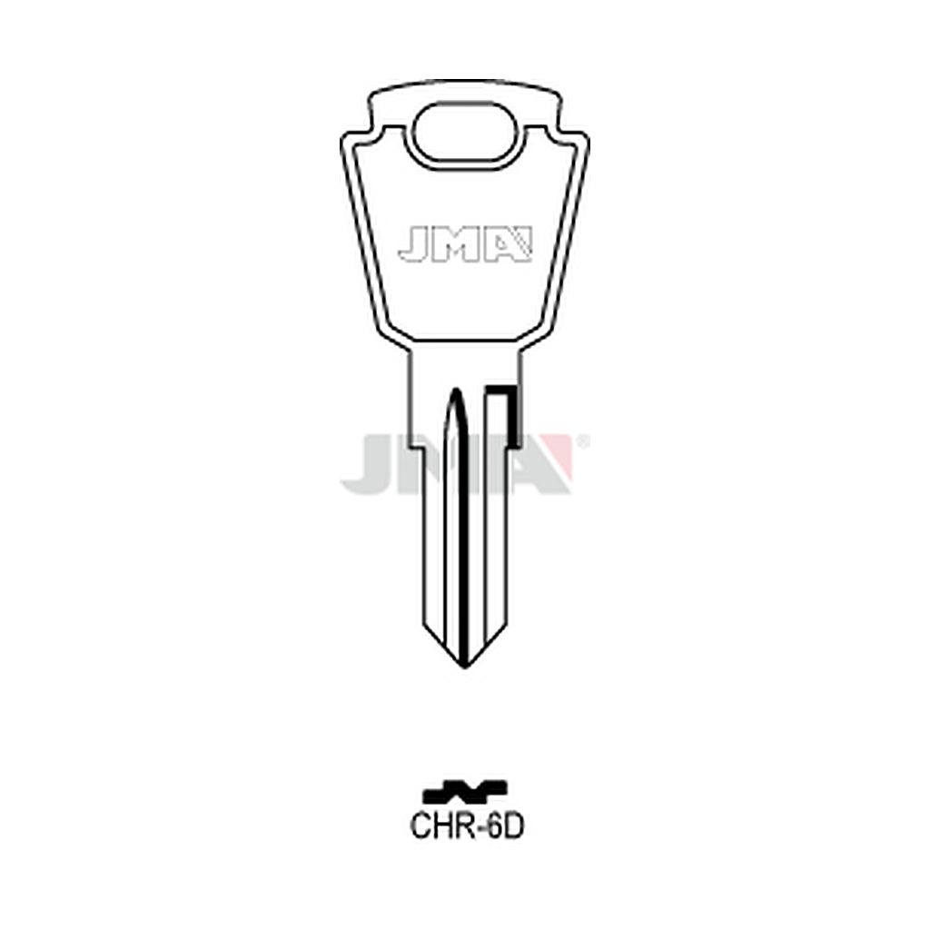 Clé plate acier CHR-6D