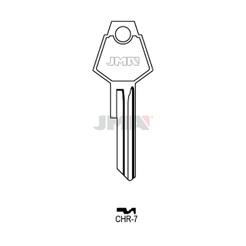 Clé plate acier CHR-7