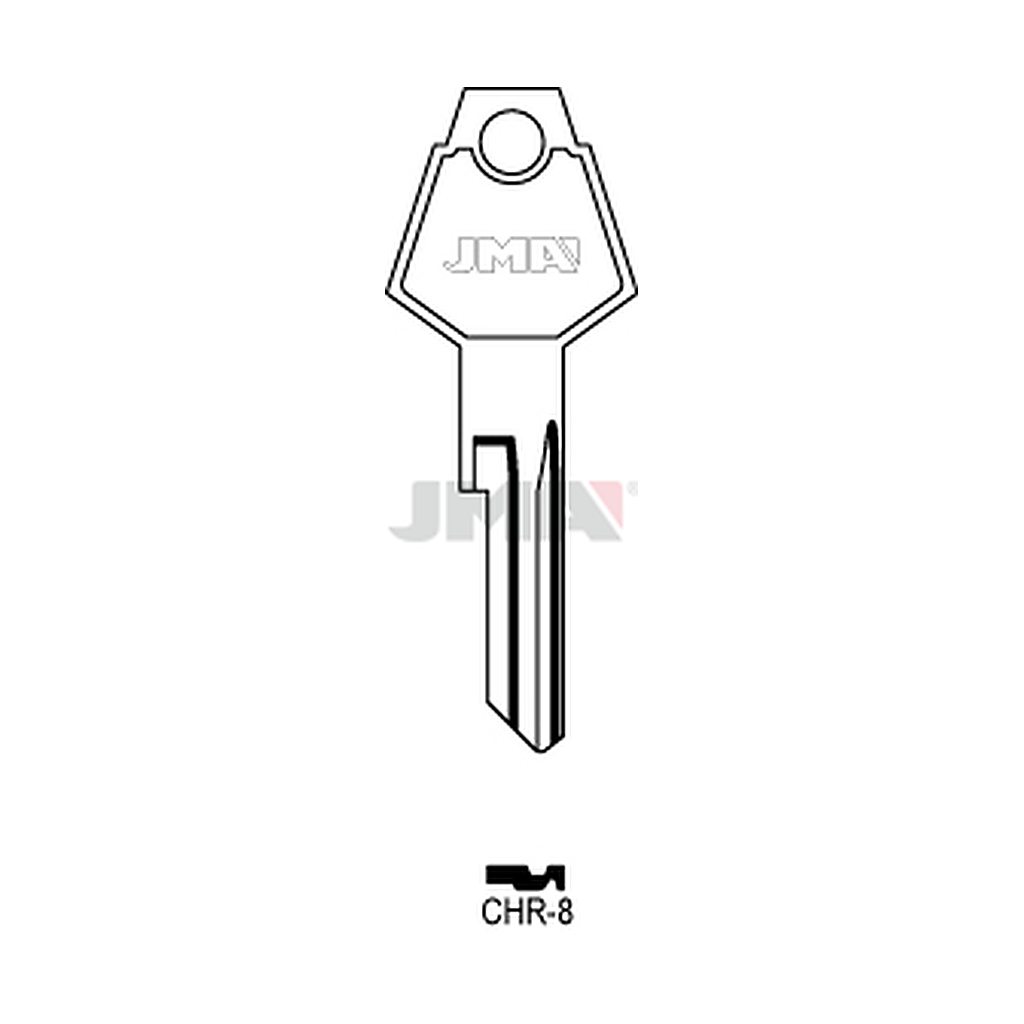 Clé plate acier CHR-8