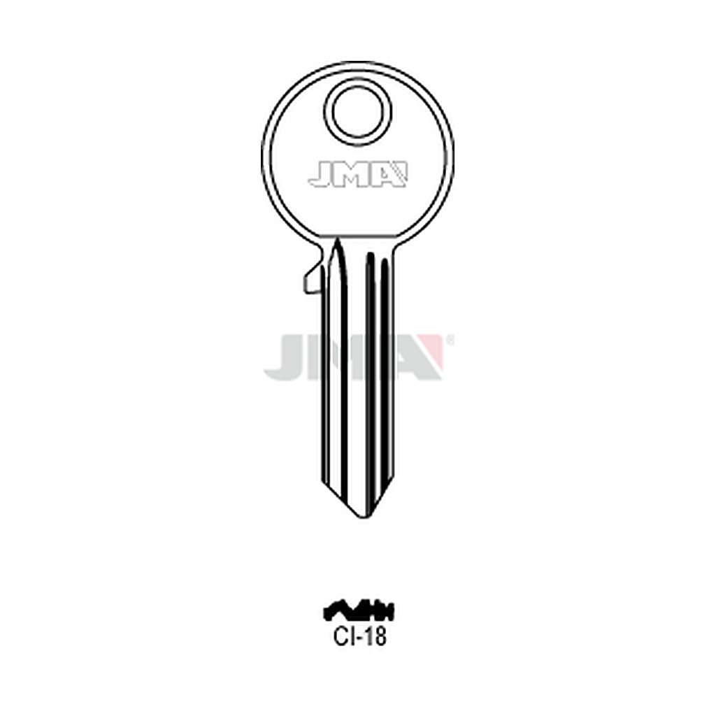 Clé plate acier CI-18