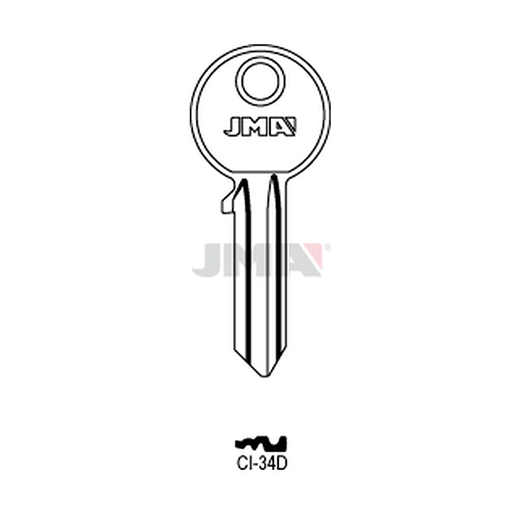 Clé plate ps acier CI-34D