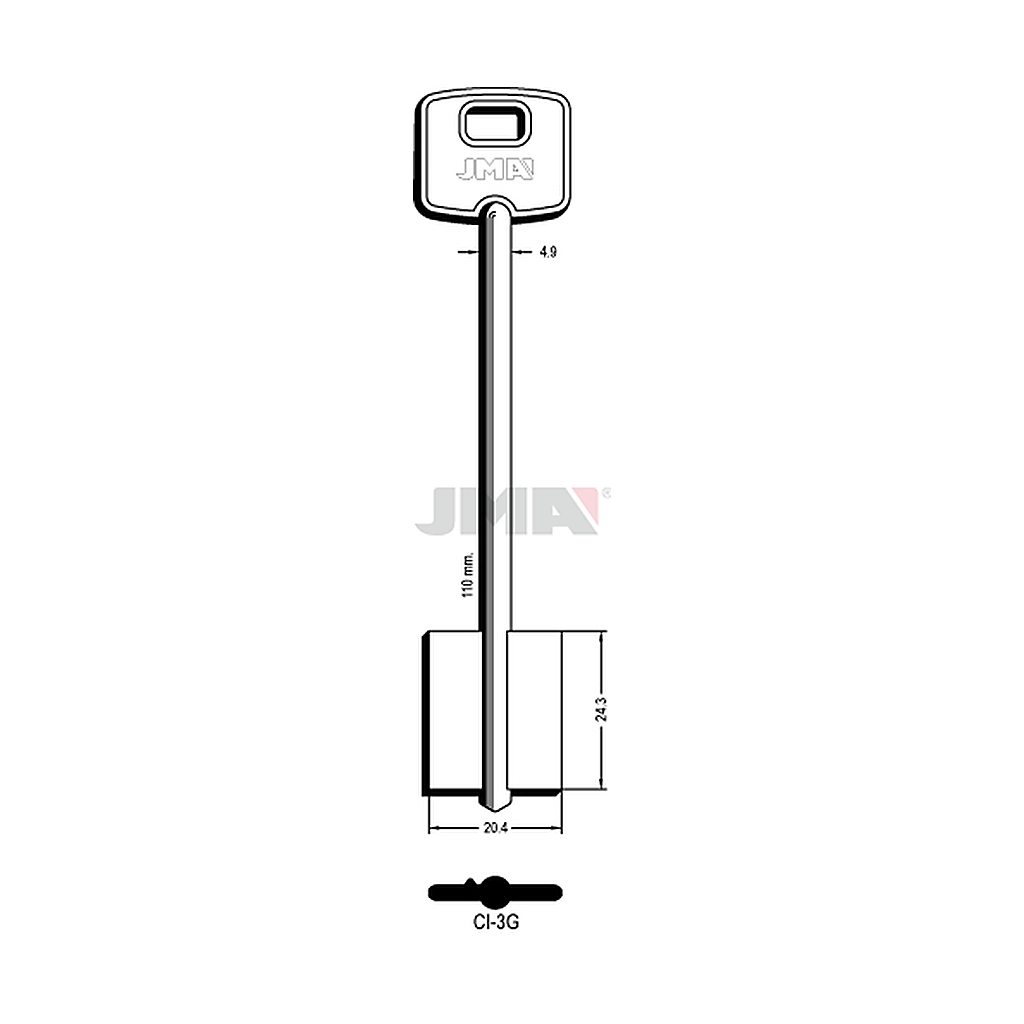 Clé dp tf l 101 a 145 mm CI-3G
