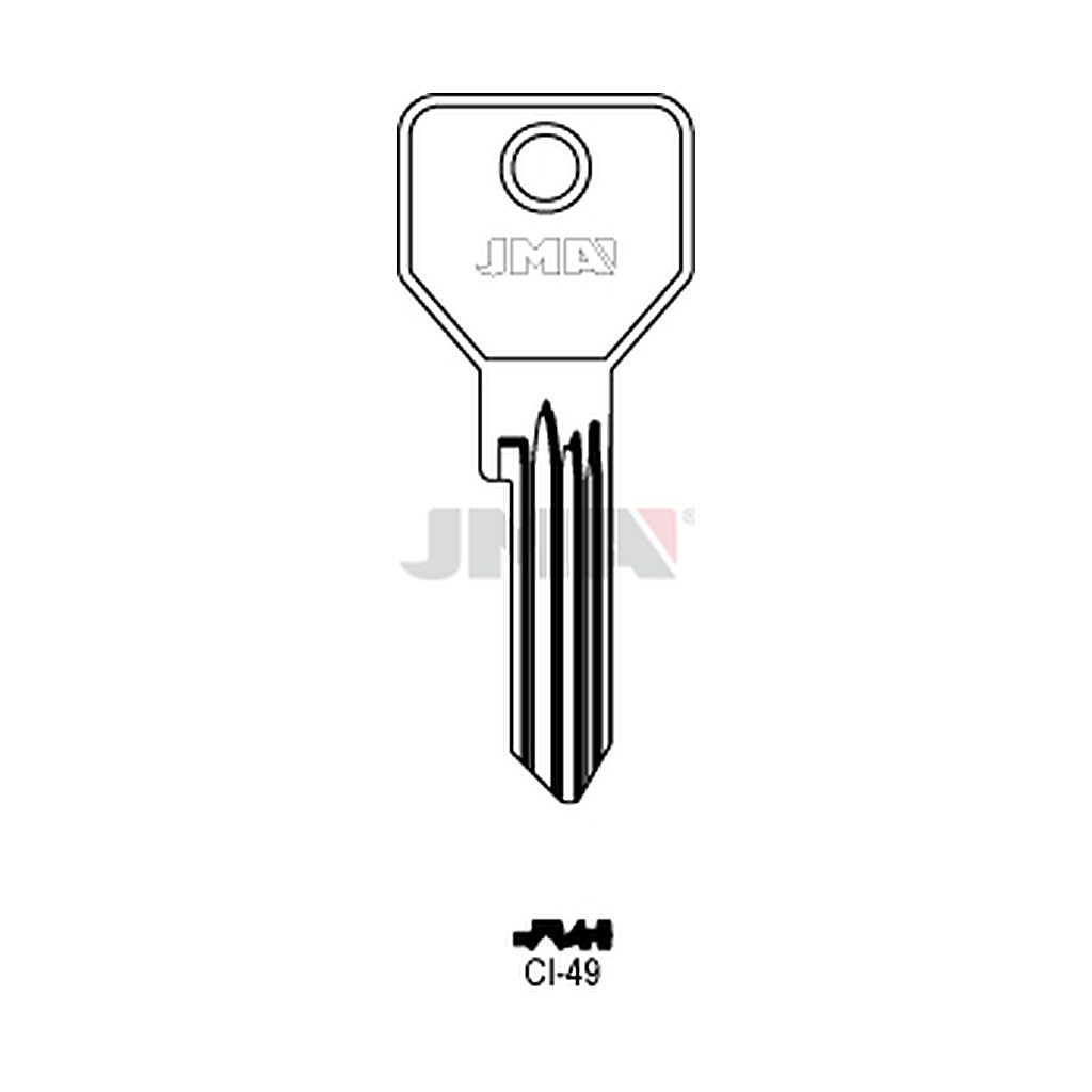 Clé plate acier CI-49