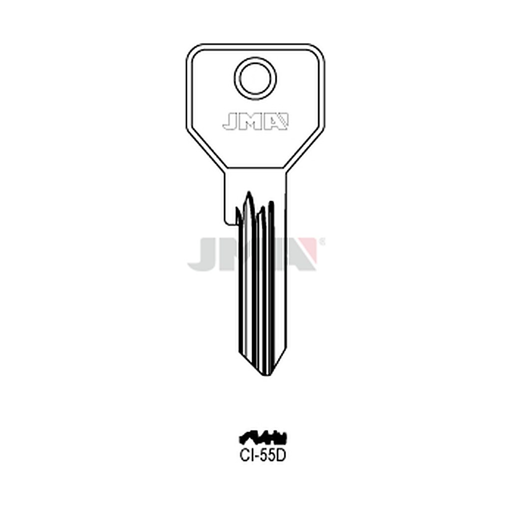 Clé plate acier CI-55D