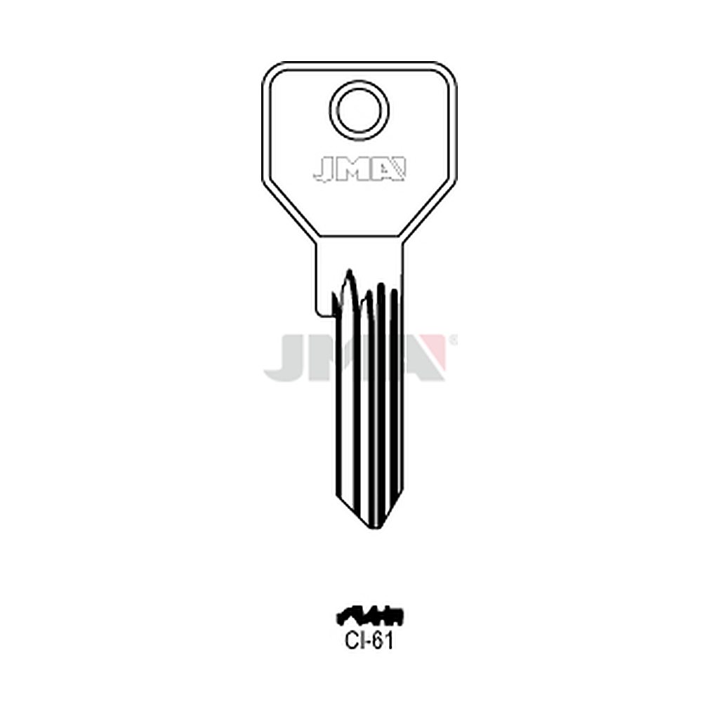 Clé plate acier CI-61