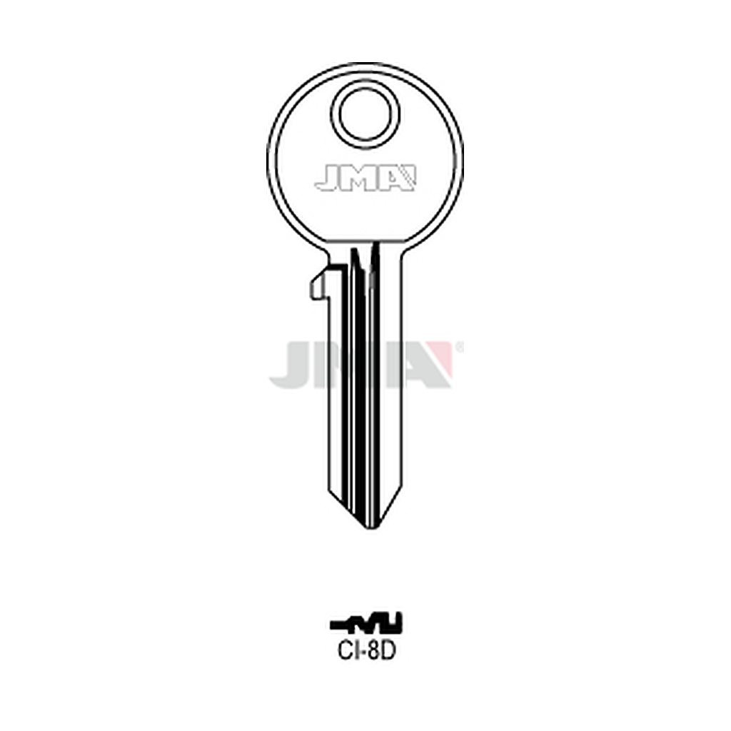 Clé plate acier CI-8D